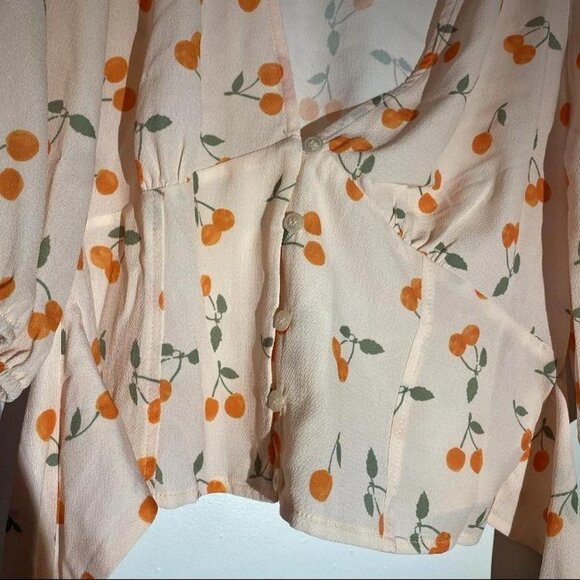 Cherry ASOS top - Picture 3 of 8